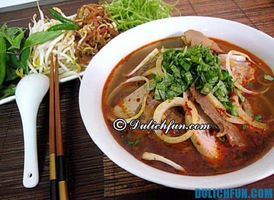 Bún Bò Huế - Đặc sản hàng đầu của Huế