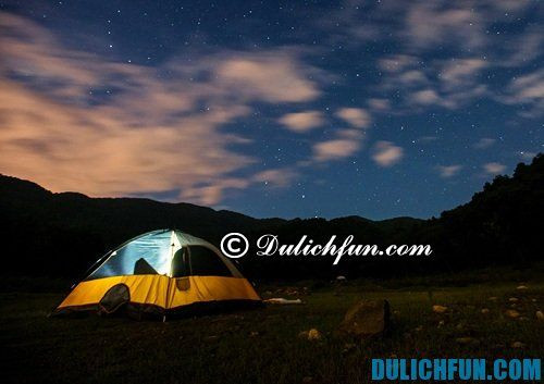 Cắm trại qua đêm tại Hồ Suối Bàu