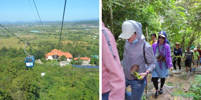 Cáp treo hiện đại đưa bạn đến gần thiên nhiên Núi Tà Cú