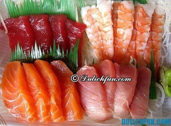 Khám phá các món ăn ngon, hấp dẫn ở Nhật Bản. Sashimi, món ăn thơm ngon ở Nhật Bản - Nhật Bản có đặc sản gì ngon, nổi tiếng?