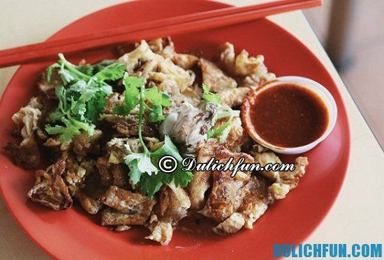Oyster Omelette (Hàu tráng trứng), món ăn đường phố ngon, nổi tiếng ở Singapore bạn không nên bỏ lỡ: Ẩm thực đường phố hấp dẫn ở Singapore