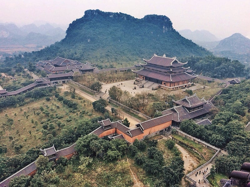 Vị trí địa lý đặc biệt của chùa Bái Đính